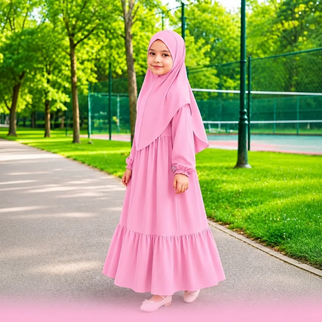 Kids Abaya Collection Borqa KCA106